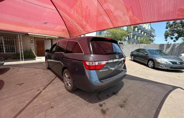 5FNRL5H41DB023457 - 2013 HONDA ODYSSEY EX GRAY photo 3