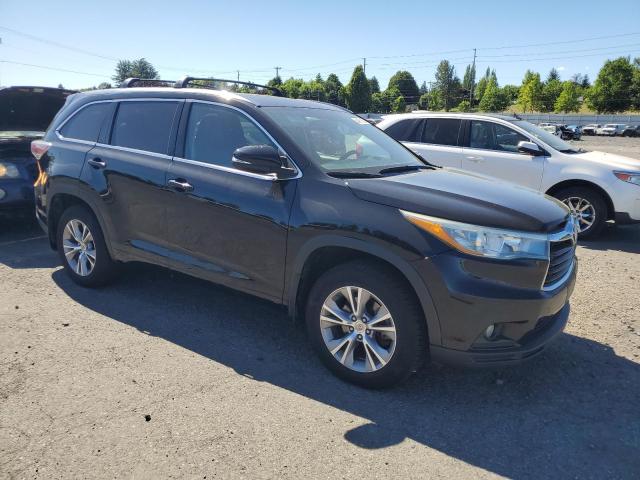 5TDJKRFH2FS117133 - 2015 TOYOTA HIGHLANDER XLE 黑色 照片 4