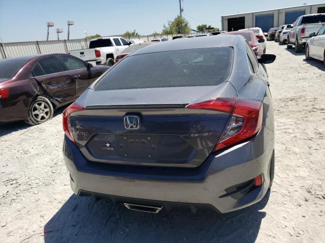 19XFC2F85KE033287 - 2019 HONDA CIVIC SPORT GRAY photo 6