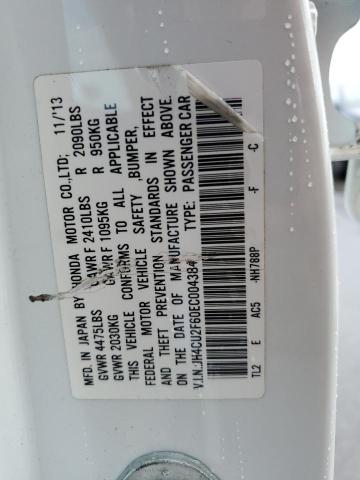 JH4CU2F60EC004384 - 2014 ACURA TSX TECH WHITE photo 13