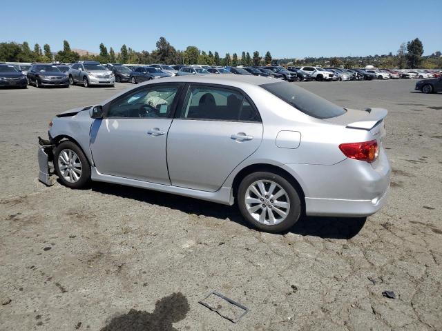 2T1BU4EE2AC468103 - 2010 TOYOTA COROLLA BASE SILVER photo 2