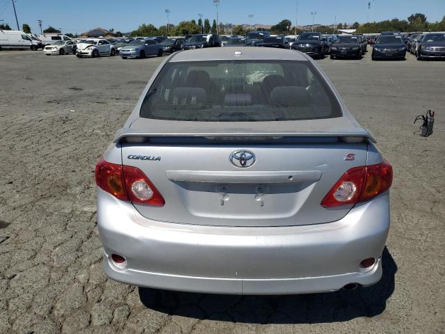 2T1BU4EE2AC468103 - 2010 TOYOTA COROLLA BASE SILVER photo 6