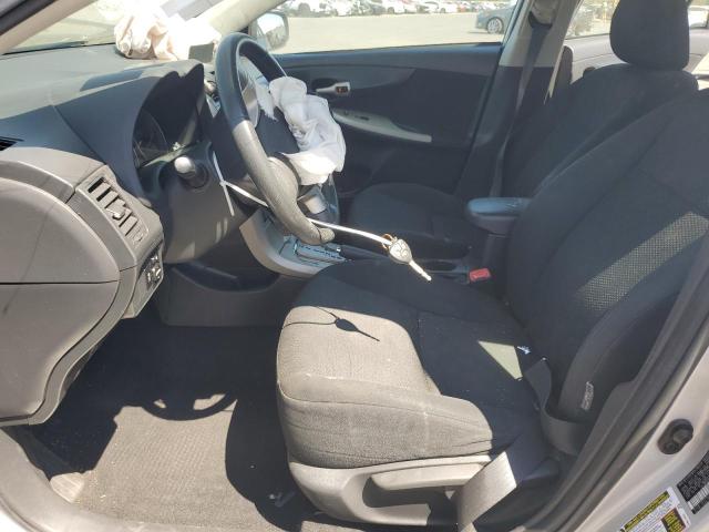 2T1BU4EE2AC468103 - 2010 TOYOTA COROLLA BASE SILVER photo 7