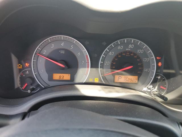 2T1BU4EE2AC468103 - 2010 TOYOTA COROLLA BASE SILVER photo 9