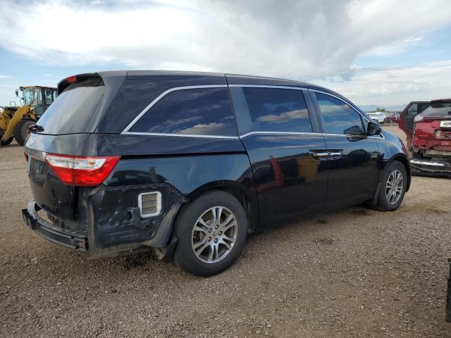 5FNRL5H48DB075393 - 2013 HONDA ODYSSEY EX BLACK photo 3