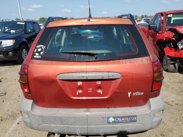 5Y2SL65828Z424739 - 2008 PONTIAC VIBE RED photo 6