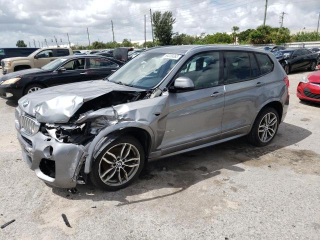 5UXWX7C53G0S17847 - 2016 BMW X3 XDRIVE35I GRAY photo 1