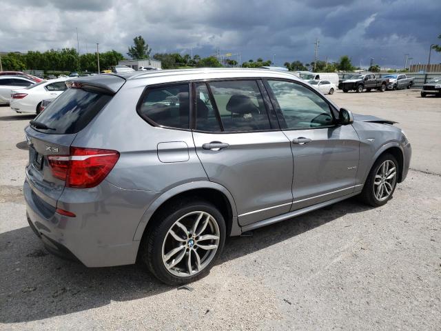 5UXWX7C53G0S17847 - 2016 BMW X3 XDRIVE35I GRAY photo 3