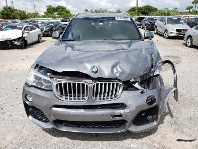 5UXWX7C53G0S17847 - 2016 BMW X3 XDRIVE35I GRAY photo 5