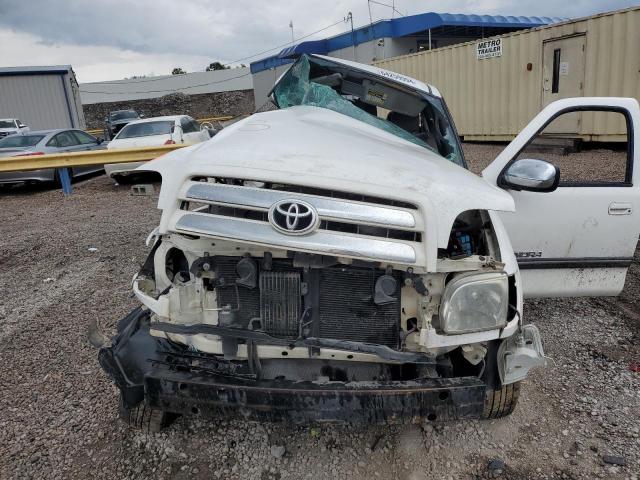 5TBRU34196S480828 - 2006 TOYOTA TUNDRA ACCESS CAB SR5 WHITE photo 5