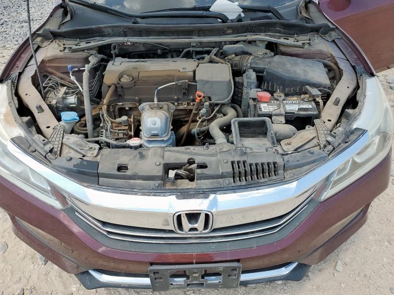 1HGCR2F55HA071011 - 2017 HONDA ACCORD SPORT BURGUNDY photo 11