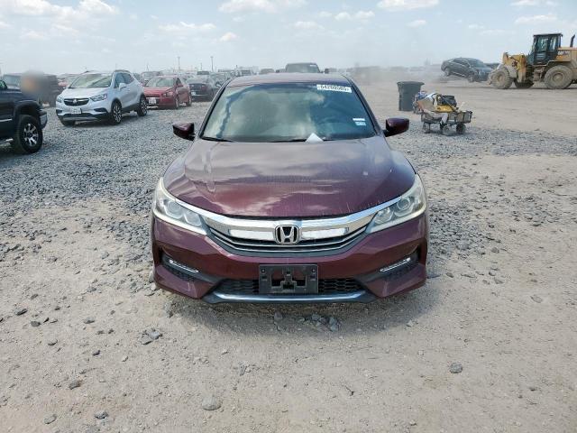 1HGCR2F55HA071011 - 2017 HONDA ACCORD SPORT BURGUNDY photo 5