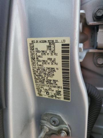 5N1ED28T53C690301 - 2003 NISSAN XTERRA XE SILVER photo 13