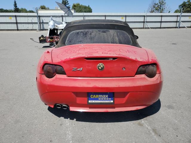 4USBT33413LS42681 - 2003 BMW Z4 2.5 RED photo 6