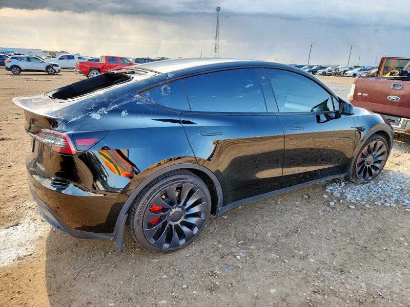 7SAYGDEF8PF664810 - 2023 TESLA MODEL Y შავი ფოტო 3