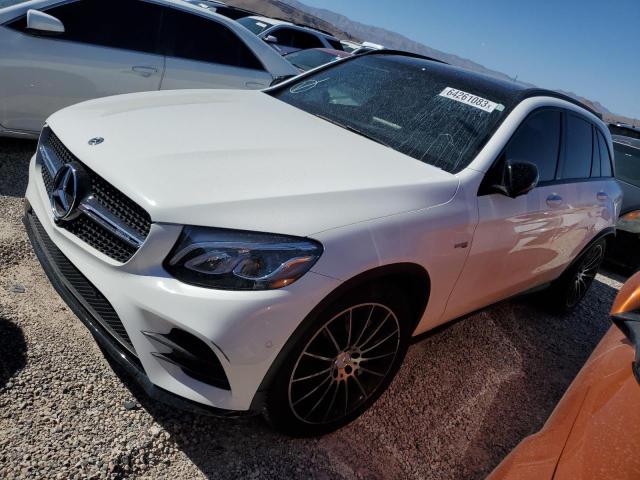 WDC0G6EB3JF425701 - 2018 MERCEDES-BENZ GLC 43 4MATIC AMG WHITE photo 1