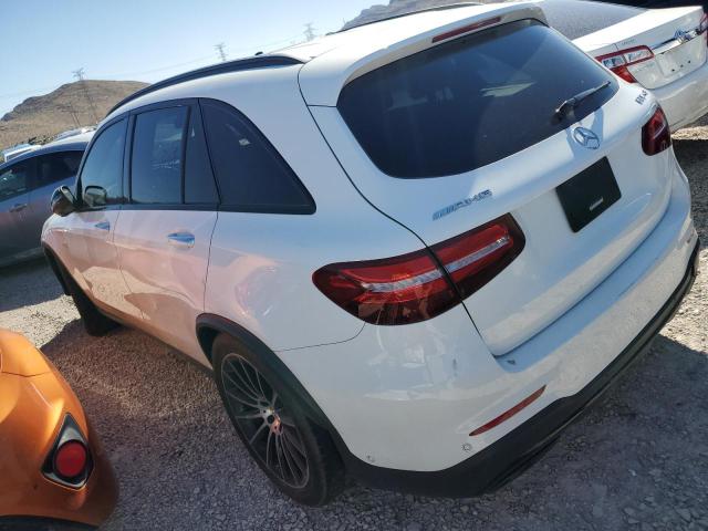 WDC0G6EB3JF425701 - 2018 MERCEDES-BENZ GLC 43 4MATIC AMG WHITE photo 2