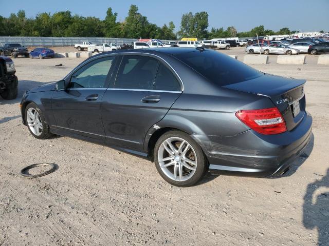 WDDGF4HB2DR267383 - 2013 MERCEDES-BENZ C 250 GRAY photo 2