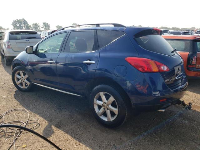 JN8AZ18W89W102024 - 2009 NISSAN MURANO S BLUE photo 2