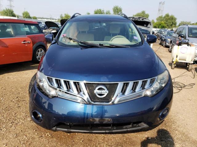 JN8AZ18W89W102024 - 2009 NISSAN MURANO S BLUE photo 5