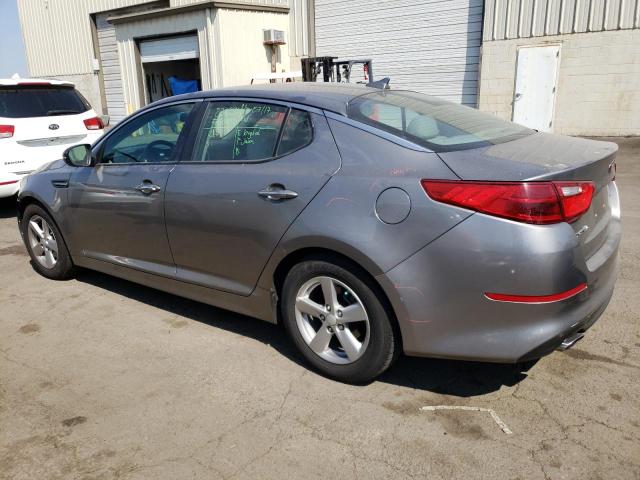 5XXGM4A72FG411252 - 2015 KIA OPTIMA LX CHARCOAL photo 2