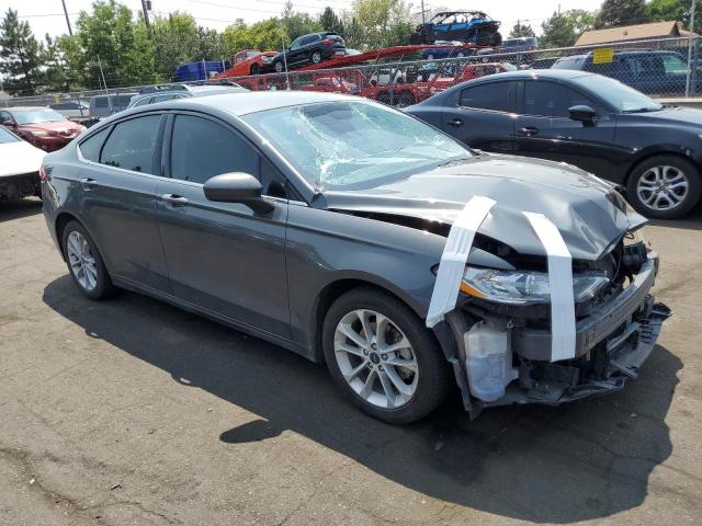 3FA6P0LUXLR189092 - 2020 FORD FUSION SE GRAY photo 4