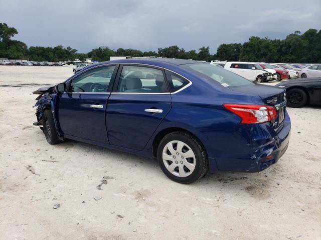 3N1AB7AP1GY257867 - 2016 NISSAN SENTRA S BLUE photo 2