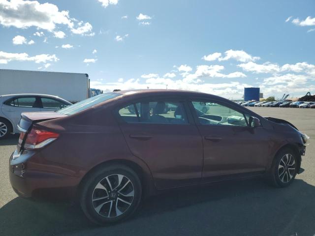 2HGFB2F8XDH510954 - 2013 HONDA CIVIC EX 勃艮第红 照片 3