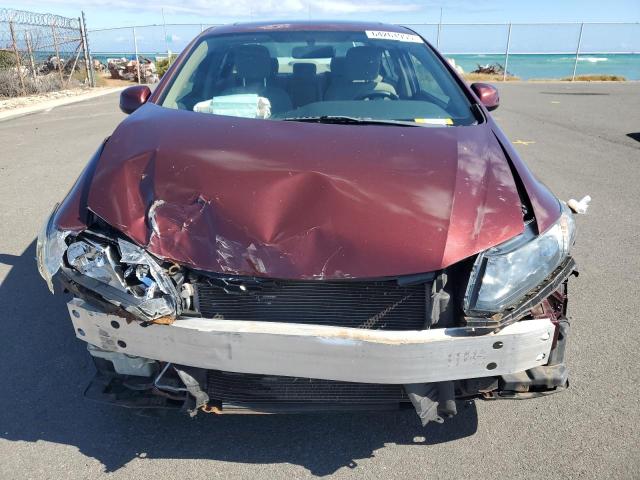2HGFB2F8XDH510954 - 2013 HONDA CIVIC EX 勃艮第红 照片 5