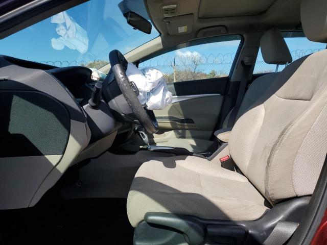 2HGFB2F8XDH510954 - 2013 HONDA CIVIC EX 勃艮第红 照片 7