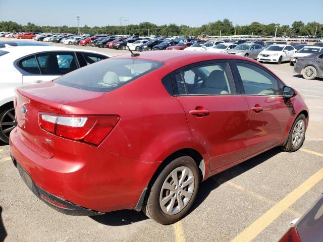 KNADM4A34D6108868 - 2013 KIA RIO LX RED photo 4