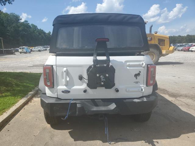 1FMEE5DP5NLB63398 - 2022 FORD BRONCO BASE WHITE photo 6