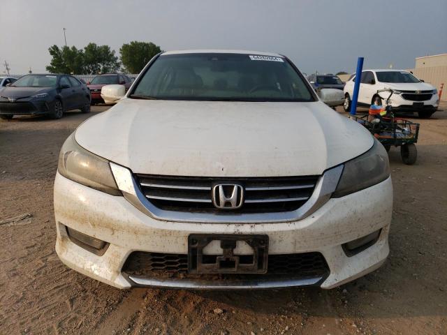 1HGCR2F86EA077289 - 2014 HONDA ACCORD EXL WHITE photo 5