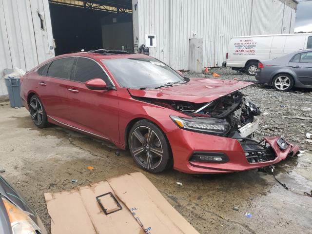1HGCV2F91JA053559 - 2018 HONDA ACCORD TOURING წითელი ფოტო 4