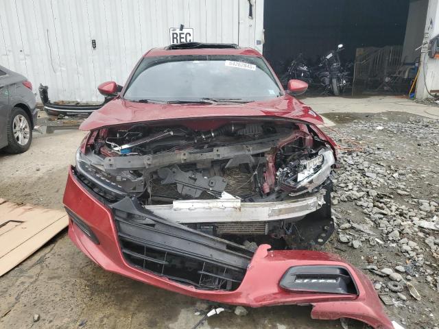 1HGCV2F91JA053559 - 2018 HONDA ACCORD TOURING წითელი ფოტო 5