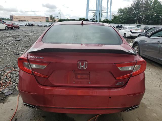 1HGCV2F91JA053559 - 2018 HONDA ACCORD TOURING წითელი ფოტო 6