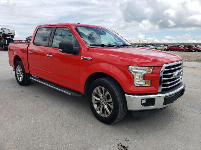 1FTEW1CF7FKD14171 - 2015 FORD F150 SUPERCREW RED photo 4