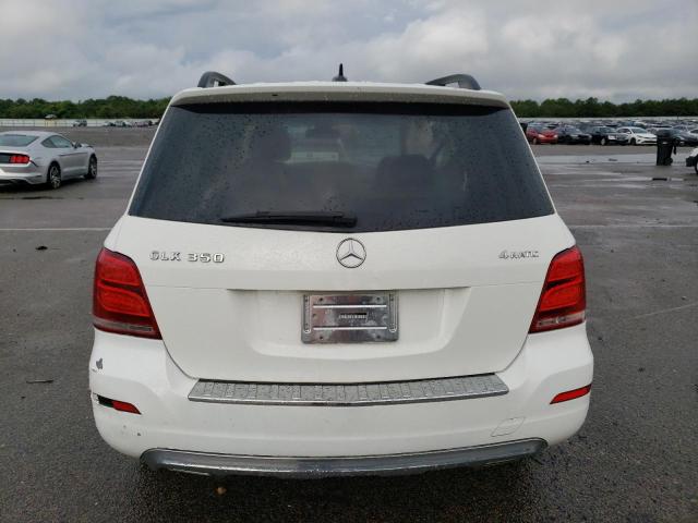 WDCGG8JB3FG365291 - 2015 MERCEDES-BENZ GLK 350 4MATIC WHITE photo 6