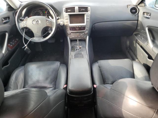 JTHBE262285017717 - 2008 LEXUS IS 350 SILVER photo 8