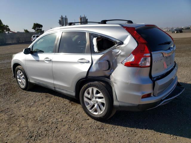 2HKRM3H76FH538857 - 2015 HONDA CR-V EXL SILVER photo 2