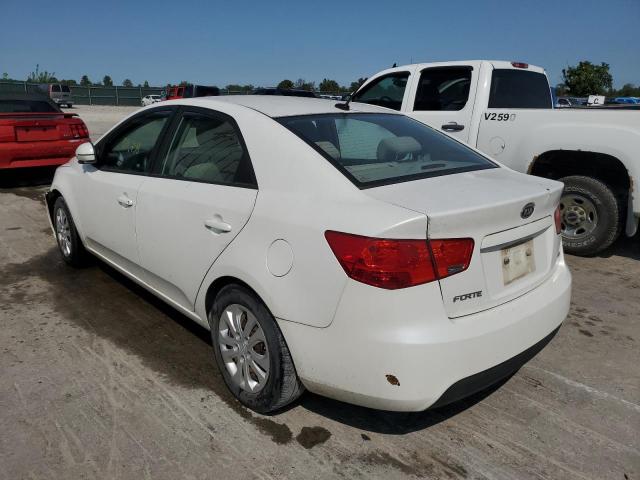 KNAFU4A24D5703323 - 2013 KIA FORTE EX WHITE photo 3