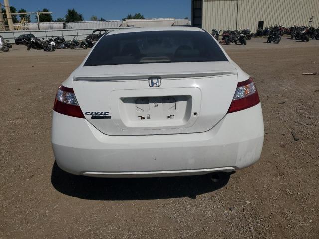 2HGFG12657H555157 - 2007 HONDA CIVIC LX WHITE photo 6