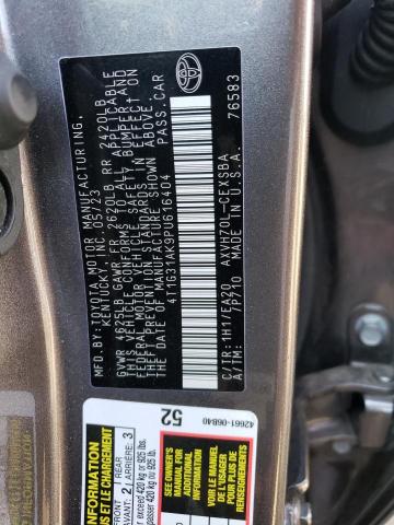 4T1G31AK9PU616404 - 2023 TOYOTA CAMRY SE NIGHT SHADE GRAY photo 13