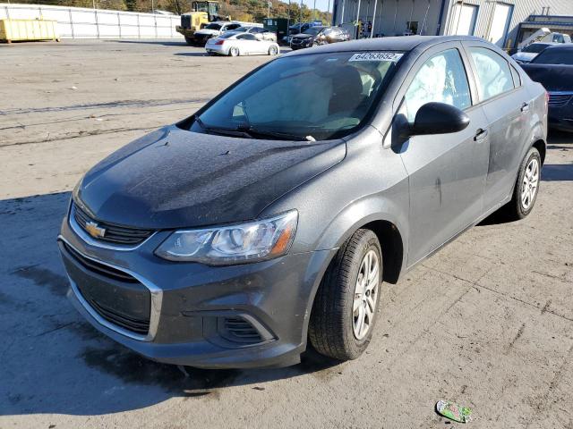 1G1JB5SH0H4175702 - 2017 CHEVROLET SONIC LS GRAY photo 2
