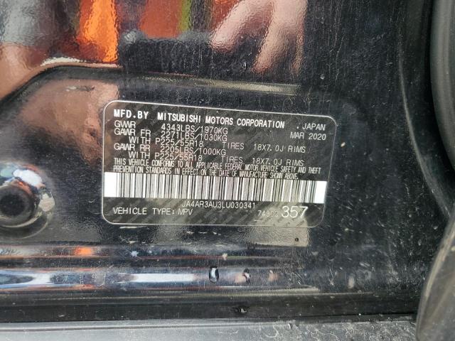 JA4AR3AU3LU030341 - 2020 MITSUBISHI OUTLANDER ES შავი ფოტო 13