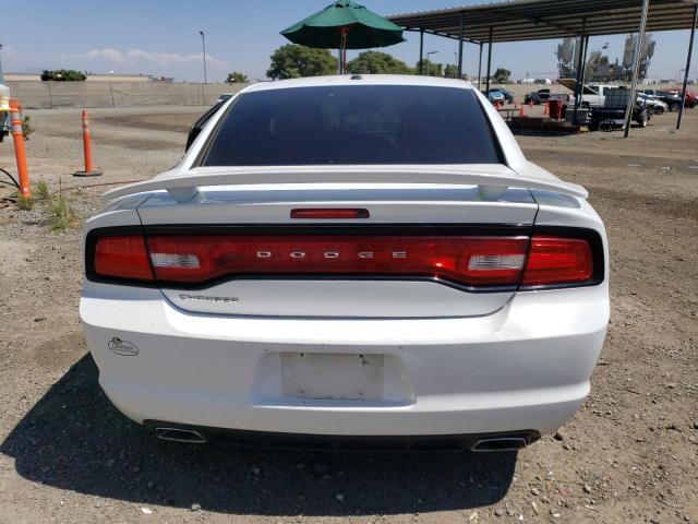 2C3CDXBG2DH730891 - 2013 DODGE CHARGER SE WHITE photo 6