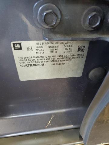 1G11C5SA4DF257561 - 2013 CHEVROLET MALIBU 1LT BLUE photo 12