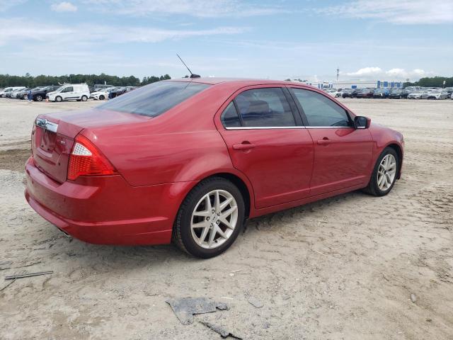 3FAHP0JA9AR299923 - 2010 FORD FUSION SEL RED photo 3