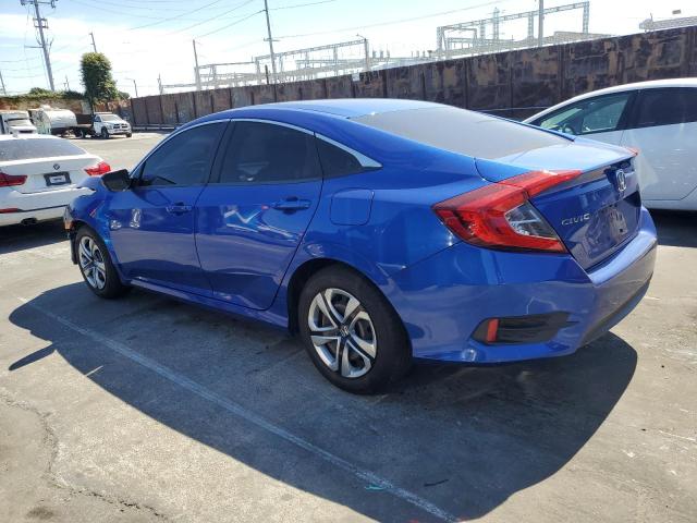 2HGFC2F58JH519439 - 2018 HONDA CIVIC LX BLUE photo 2
