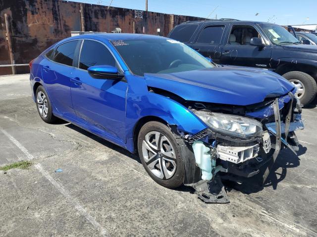 2HGFC2F58JH519439 - 2018 HONDA CIVIC LX BLUE photo 4